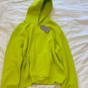 MESHKI neon sweatshirt